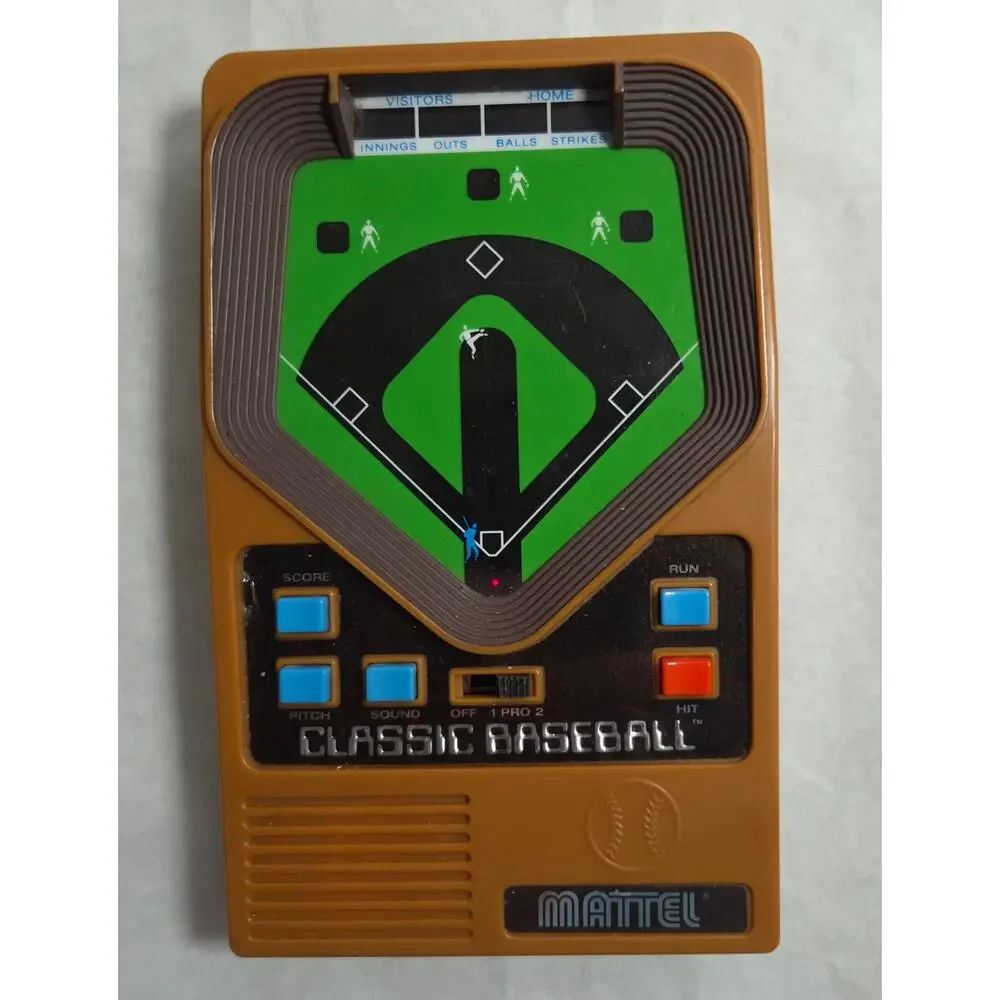 Vintage Matte Tested And Working Classic Baseball Handheld Game 2001 Pre-owned